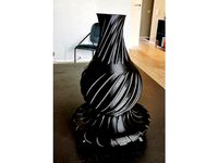 Vase with base and a small hidden compartment by rebellAubell