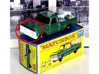 Lesney / Matchbox 6D Ford Pickup, 50C kennel truck, & rolamatic 57 replacement grille by Deinhardt