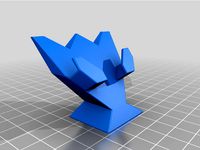 Batarang Justice League Display Base by Hephaestus3D