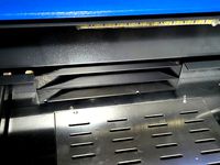 OMTech K40 Laser Cutter Short / Flush Exhaust Vent by vampyrex13