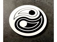 Yin Yang Coaster by cirion76