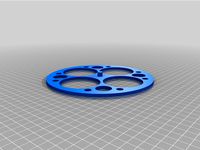 turntable 170 mm for airbrush for 608 bearing by AnimeRUles