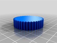 Crown Gear Module 1 Teeth 42, Pinion Module 1 Teeth 40 by feeee23