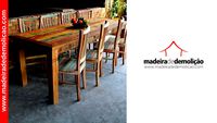 MESA DE MADEIRA - MESA RUSTICA - PREMIUM 2,70X0,90M