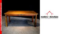 MESA DE MADEIRA - MESA RUSTICA - PREMIUM 2,60X0,90M