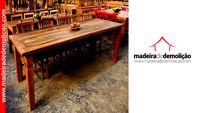 MESA DE MADEIRA - MESA RUSTICA - PREMIUM 2,40X0,90M