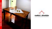 MESA DE MADEIRA - MESA RUSTICA - PREMIUM 1,60X0,80M