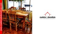 MESA DE MADEIRA - MESA RUSTICA - PREMIUM 1,40X0,80M