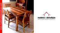 MESA DE MADEIRA - MESA RUSTICA - PREMIUM 1,20X1,20M