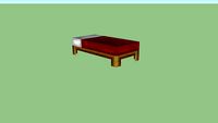 Minecraft Bed by Zapperier