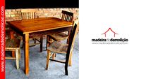 MESA DE MADEIRA - MESA RUSTICA - TRADICIONAL 1,00X0,80M
