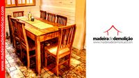 MESA DE MADEIRA - MESA RUSTICA - TOPO 1,60X0,80M