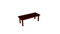 Mesa de madeira rustica