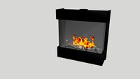 Barbas Gas Fire Panorama 110-70 frameless