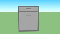 PCM 20 inch single drawer and rollout trash combo