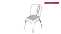 Cadeira Tolix LOFT 7 -MOBLY - WESTWING - TOK STOK
