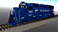 EMD GP40 - Pan Am Railways - MEC 313