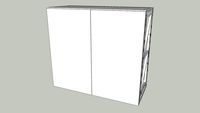 800x715mm wall kithen corner unit