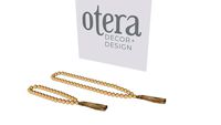Colar Decorativo - Colar de mesa - Madeira Marfim - Fechado