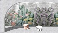 Cactus panorama