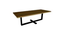 Table CASSIS en chêne massif - pieds Arles 10x5