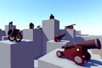 Low Poly Cannons Pack