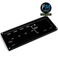 Guitar equalizer control panel