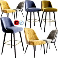 Zuma Accent Bar Stool And Dinig Chair