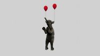 Baby elephant baloon