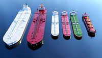 collection ships lowpoly