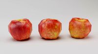 Red Apple Pack Low-poly and Photoscanned Low-poly 3D model