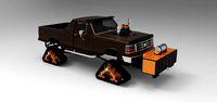 Pulling truck with Mattracks Suspension tracks