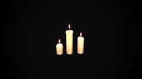 Melted Candles Set