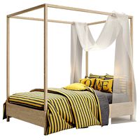Callum Platform Canopy Bed