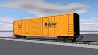Train Car - Boxcar - Railroad Freight Car