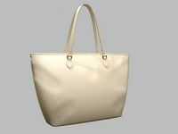 Gucci Women Ophidia GG Medium Tote Cream Leather Bag