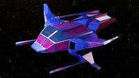 SC1 Victory Space Fighter Low-poly 3D model