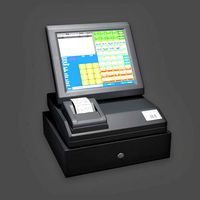 KTC - Electronic Cash Register - PBR Game Ready