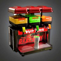 KTC - Juicer and Smoothie Dispenser - PBR Game Ready