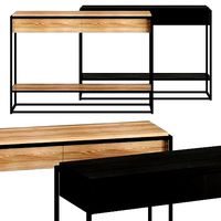 Ethnicraft Monolit Console Tables