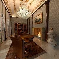 An office in the 18. century
