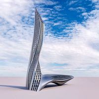 Futuristic building 21