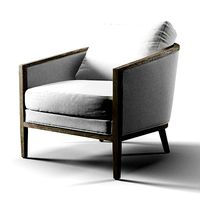 RH French Contemporary Barrelback Chair
