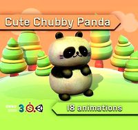 Cute Chubby Panda