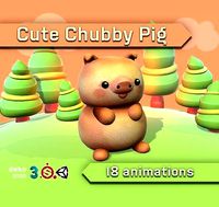 Cute Chubby Pig