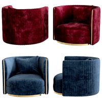 Armchair PENELOPE S 1020 chair 3d model