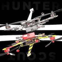 Hunter and Scout quadrocopter