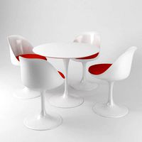 Saarinen Tulip chairs and table - Knoll