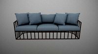 Robert Plum Bella sofa Sylvie Ash Fabric