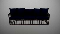 Robert Plum Bella sofa Hibbert Indigo Fabric